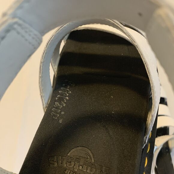 Doc Martens Blaire Platform Sandals White Strappy Adjustable - EU 39 - Picture 9 of 10